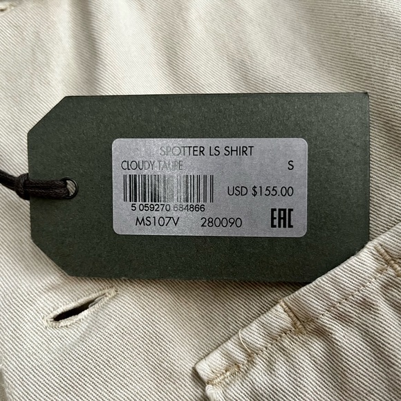 NWT All Saints Men’s Spotter shirt - Picture 6 of 8